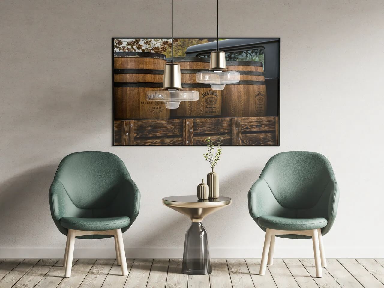  Shop now lifestyle collection. Image featuring a jack daniel's barrels photography placed on the wall
