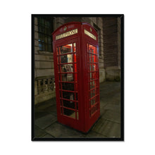  Red Phone Booth 2 Framed Print