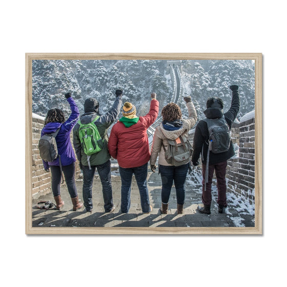 The Great Wall Power Fists Framed Print