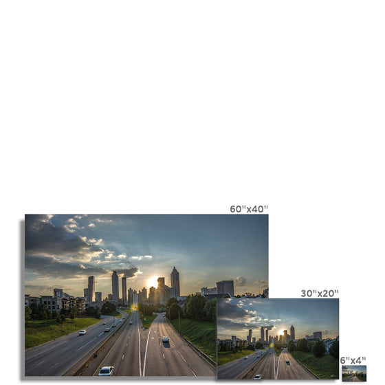 Atlanta Skyline Photo Art Print