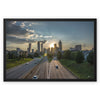 Atlanta Skyline Framed Canvas