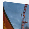 The London Eye & Carousel - Red Canvas