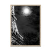 Eiffel Skies BW Framed Print