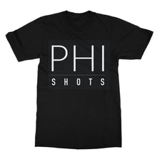  PhiShots Logo Black Softstyle T-Shirt