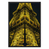 Eiffel Closeup Sideview Framed Canvas