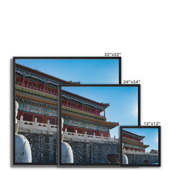 The Forbidden City Framed Canvas