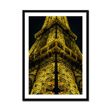  Eiffel Closeup Sideview Framed Print