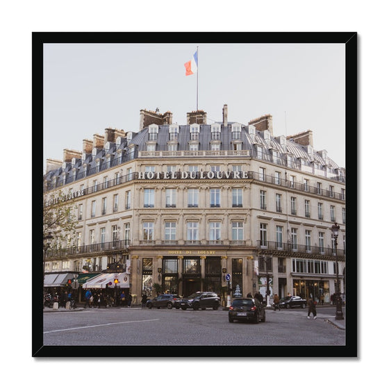 Hotel du Louvre Framed Print