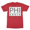 PhiShots Logo White Softstyle T-Shirt