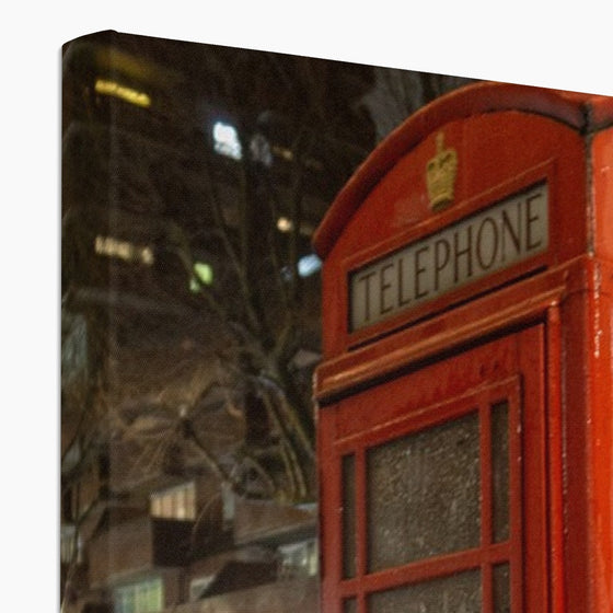 Red Phone Booth 1 Canvas