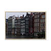 Amsterdam Damrak Waterfront Framed Print