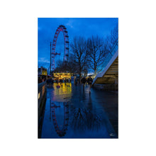  The London Eye & Carousel Fine Art Print