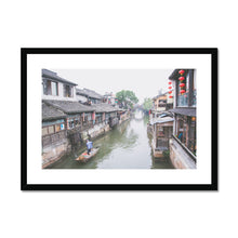  Xitang Water Town  Framed & Mounted Print