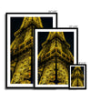 Eiffel Closeup Sideview Framed Print