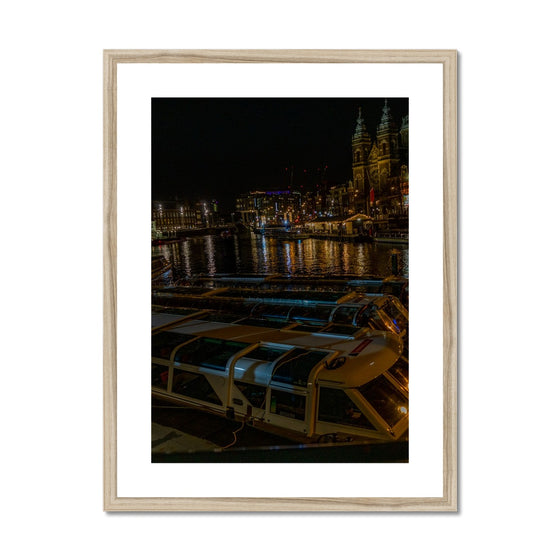 Amsterdam Water Taxis Framed & Mounted Print