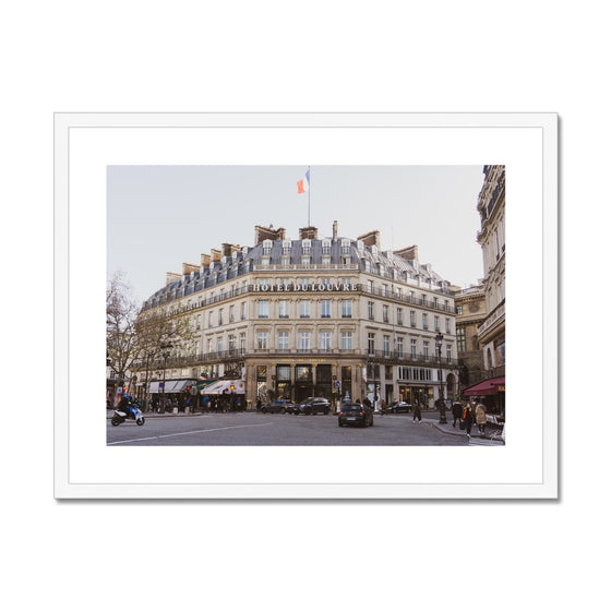 Hotel du Louvre Framed & Mounted Print