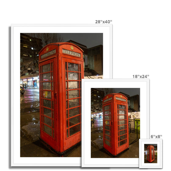 Red Phone Booth 1 Framed & Mounted Print