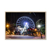 ATL Skyview Ferris Wheel - Blue Framed Print