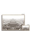 Forbidden City - Aerial View B/W Framed Print