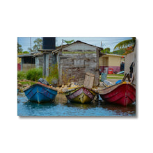  Black River Jamaica 3 Boats Canvas