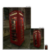 Red Phone Booth 2 Fine Art Print