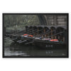 Sampans in Xitang Watertown Framed Canvas