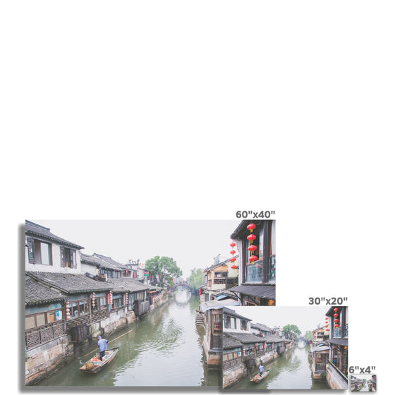 Xitang Water Town  Fine Art Print