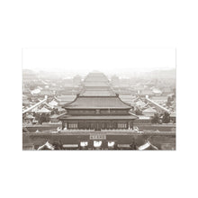  Forbidden City - Aerial View B/W Fine Art Print