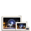 ATL Skyview Ferris Wheel - Blue Framed & Mounted Print