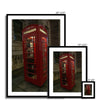 Red Phone Booth 2 Framed & Mounted Print