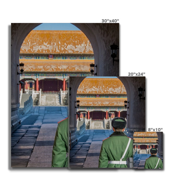 Forbidden City Guard Canvas