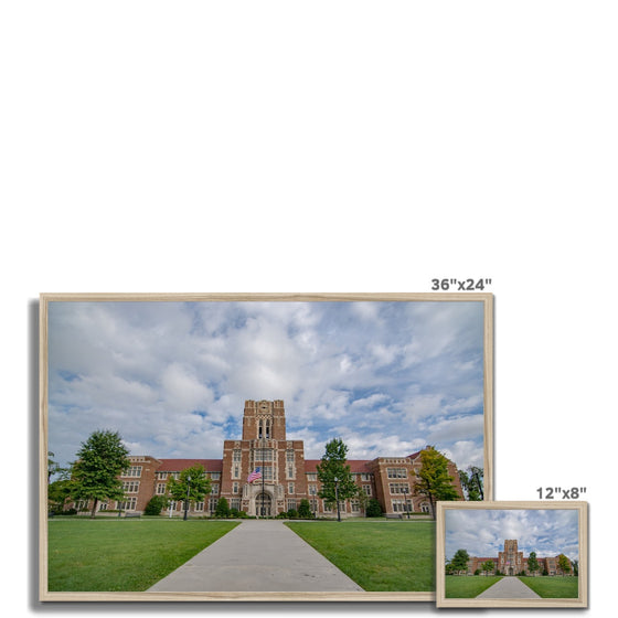 University of TN - Ayres Hall Framed Print