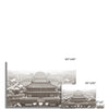 Forbidden City - Aerial View B/W Photo Art Print