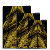 Eiffel Closeup Sideview Canvas