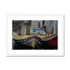 Black River Jamaica 2 Boats Framed & Mounted Print