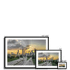 ATL Golden Skyline Framed & Mounted Print