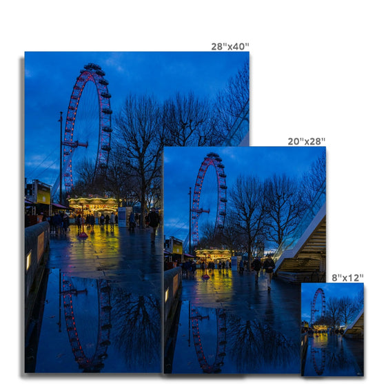 The London Eye & Carousel Canvas