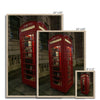 Red Phone Booth 2 Framed Print
