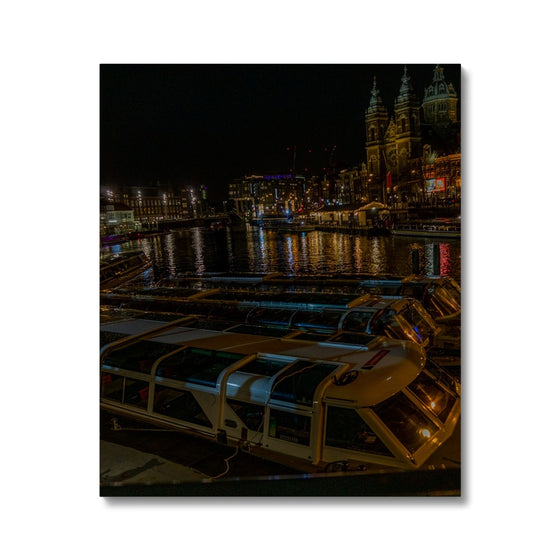Amsterdam Water Taxis Canvas