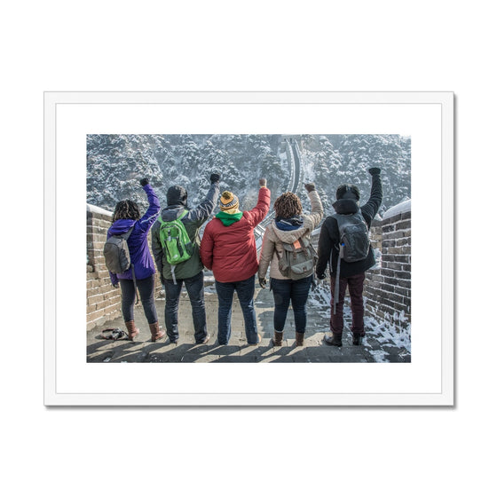 The Great Wall Power Fists Framed & Mounted Print