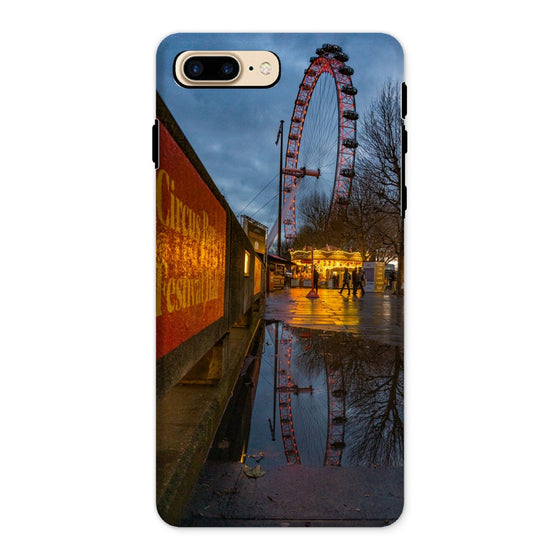 The London Eye & Carousel - Red Tough Phone Case