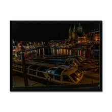  Amsterdam Water Taxis Framed Print