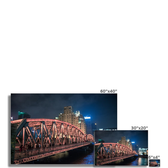 Waibaidu Bridge Shanghai Fine Art Print