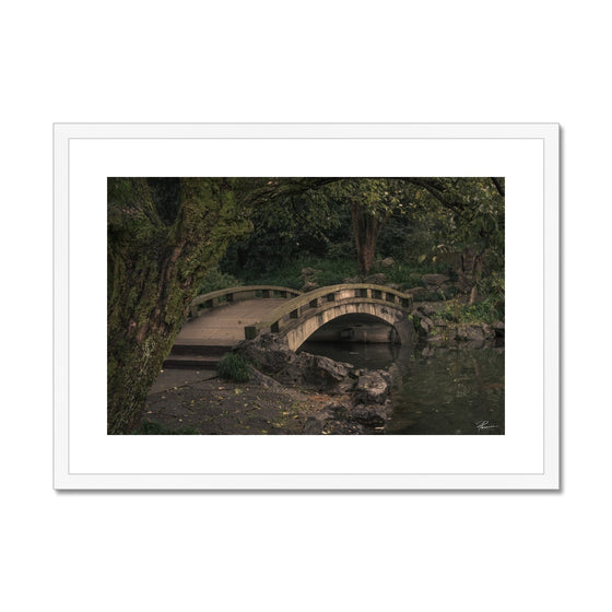 Garden Bridge Framed & Mounted Print