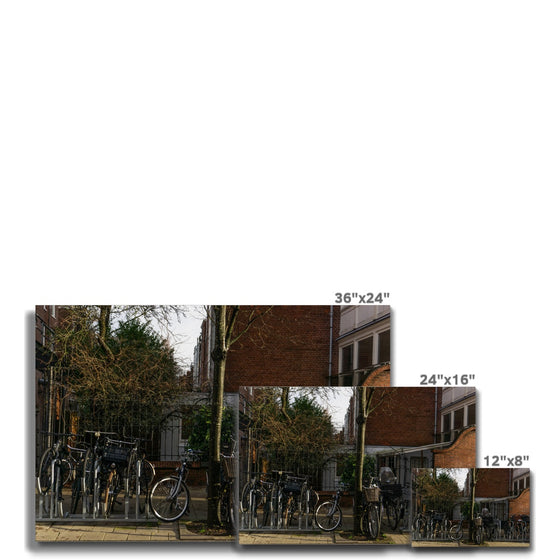 Bike Parking in Amsterdam Canvas