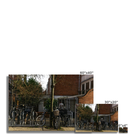 Bike Parking in Amsterdam Photo Art Print