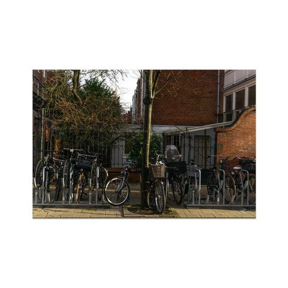 Bike Parking in Amsterdam Fine Art Print