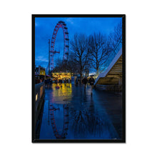  The London Eye & Carousel Framed Print