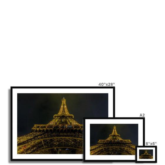 Underneath the Eiffel Framed & Mounted Print