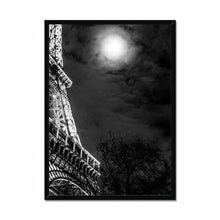  Eiffel Skies BW Framed Print